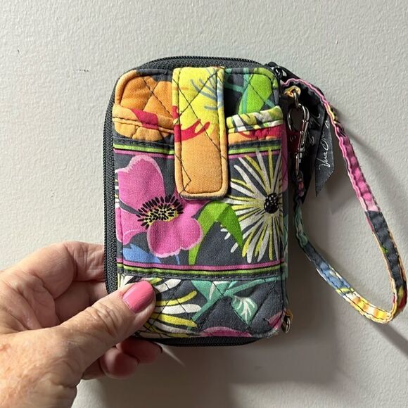 Vera Bradley Jazzy Blooms Wallet/Wristlet - Picture 1 of 4
